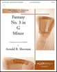 Fantasy No. 3 in G Minor Handbell sheet music cover